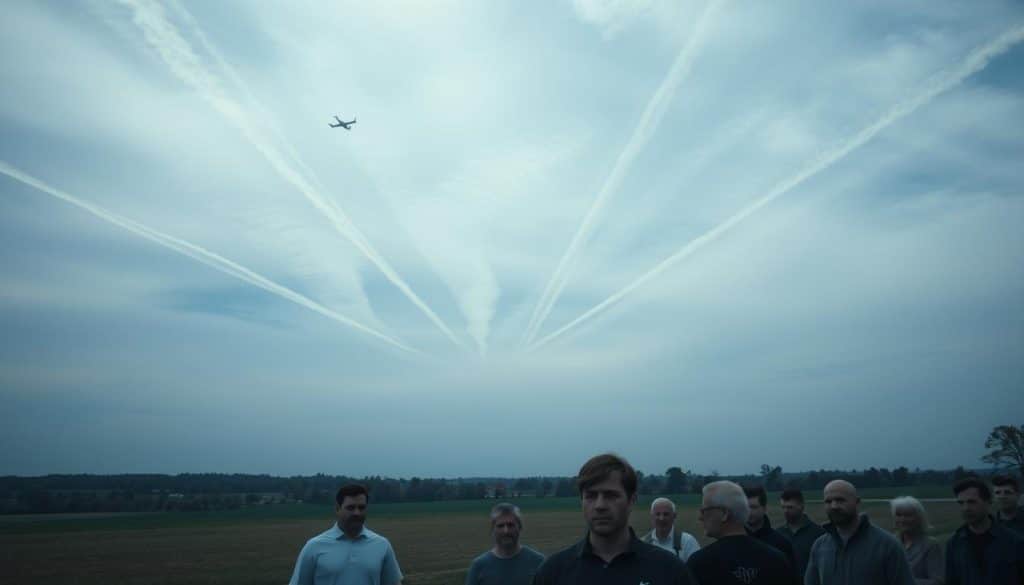 Verschwörungstheorie: Chemtrails: Flugzeuge sprühen Chemikalien